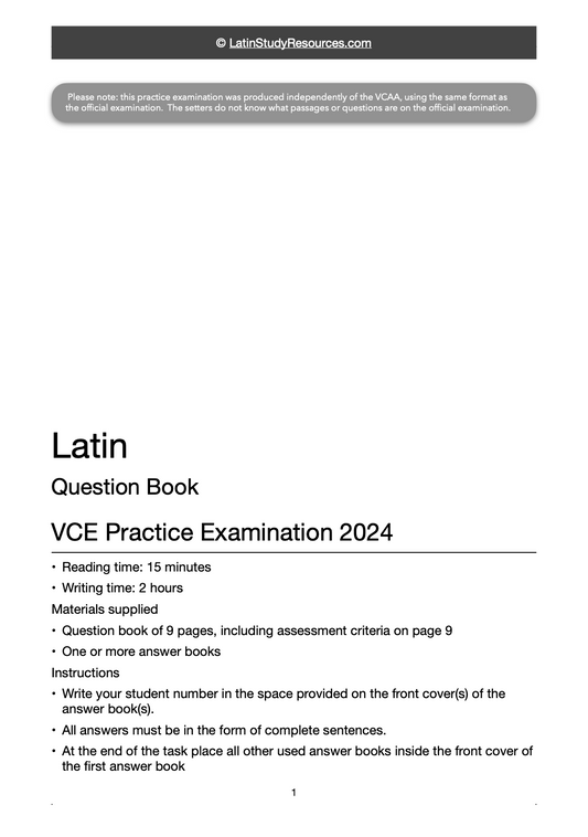 Practice Exams 2024